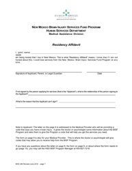 Form MAD386 Brain Injury Services Fund (Bisf) Program Application - New Mexico, Page 7