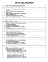 Sbhc Site Review Self-assessment - New Mexico, Page 4