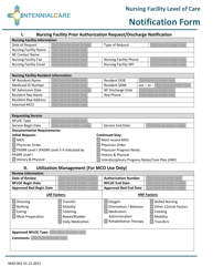 Form MAD842 Centennial Care Nursing Facility Level of Care (Nf Loc) Notification Form - New Mexico, Page 2