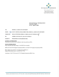 Form MAD754 Attachment B &quot;Weighted Standardized Health Risk Assessment (HRA)&quot; - New Mexico