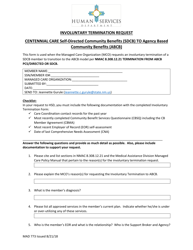 Form MAD773 Centennial Care Involuntary Termination Request for Self-directed Community Benefits (Sdcb) to Agency Based Community Benefits (Abcb) - New Mexico, Page 2