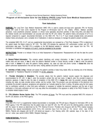 Program of All-inclusive Care of the Elderly (Pace) Long Term Care Medical Assessment - New Mexico, Page 3