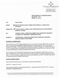 Form MAD619 Centennial Care Self-directed Community Benefit Budget Reduction Form - New Mexico