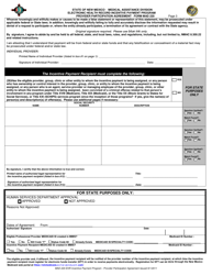 Form MAD220 Provider Participation Agreement - New Mexico, Page 3