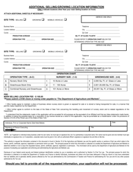 Form PI-69 Application for Registration and Certification as a Plant Grower - New York, Page 2