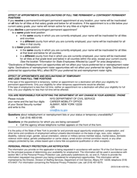 Form DCS-S-66 Confirmation of Declination: Offer of Redeployment/Reemployment With New York State - New York, Page 2