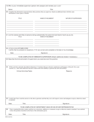 Form CC-3 Existing Position Description - New York, Page 2