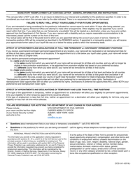 Form DCS-S-61 Reemployment List Canvass Letter - New York, Page 2