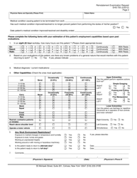Form EHS-705 Reinstatement Examination Request - New York, Page 2
