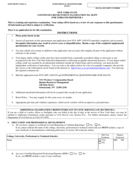 Form NYS-APP-#20-879 Application for NYS Examinations Open to the Public - Verbatim Reporter 1 - New York, Page 2