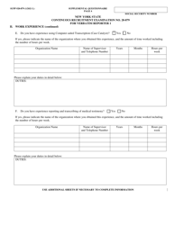 Form NYS-APP-#20-879 Application for NYS Examinations Open to the Public - Verbatim Reporter 1 - New York, Page 5
