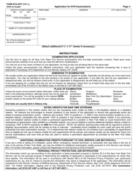 Form NYS-APP Application for NYS Examinations - New York, Page 3