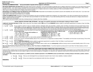 Form NYS-APP Application for NYS Examinations - New York, Page 4