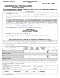 Form NYS-APP-3 #20-349 (NYS-APP-3 #20-523) Application for NYS Examinations Open to the Public - New York, Page 2
