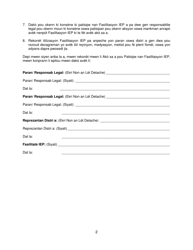 Agreement to Participate in Iep Facilitation - New York (Haitian Creole), Page 2