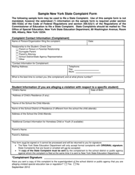 New York State Complaint Form - New York, Page 4