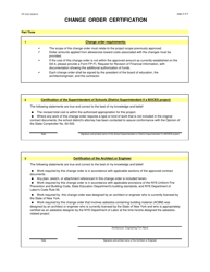 Form FP-COC Change Order Certification - New York, Page 2
