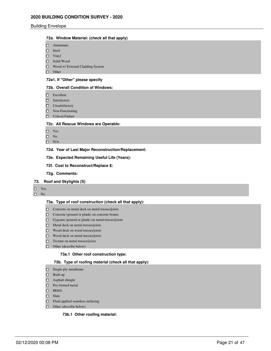Building Condition Survey - New York, Page 21