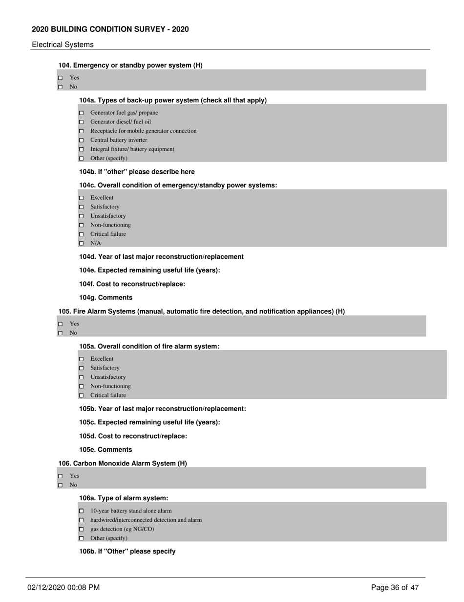 Building Condition Survey - New York, Page 36