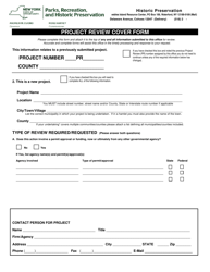 New York Project Review Cover Form - Fill Out, Sign Online and Download ...