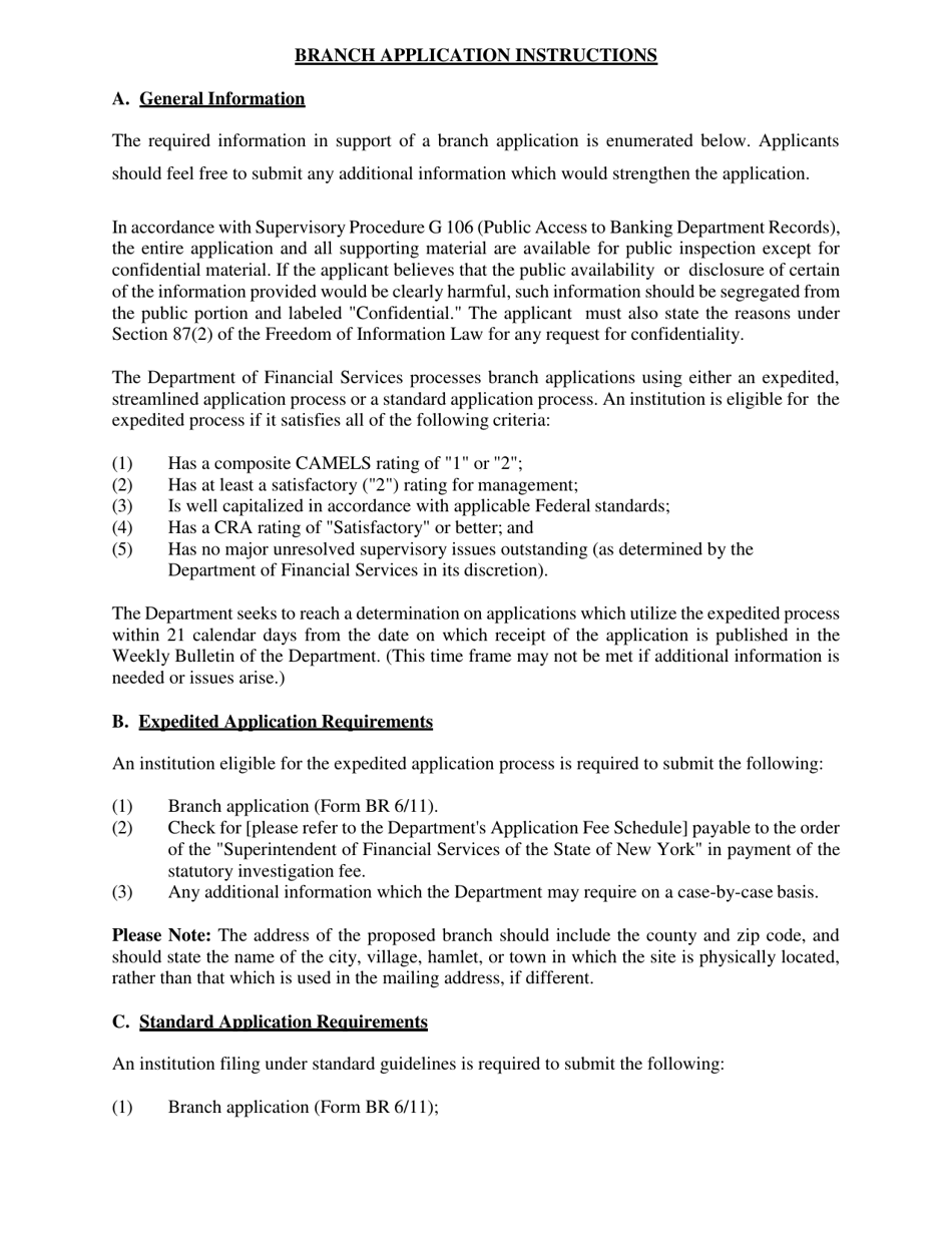 Application for Permission to Open and Occupy a Branch Office - New York, Page 3