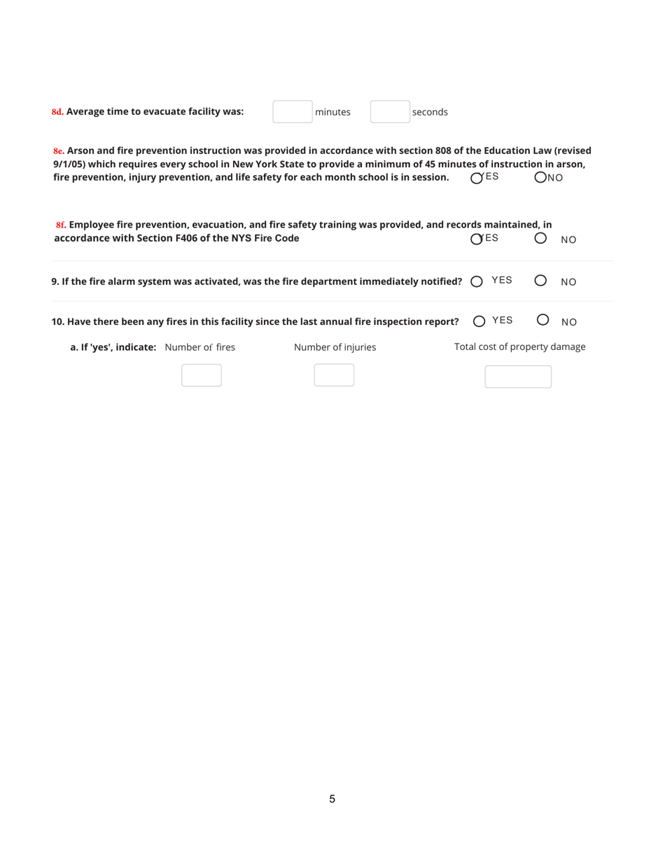 New York Public School Fire and Building Safety Report Fill Out, Sign Online and Download PDF