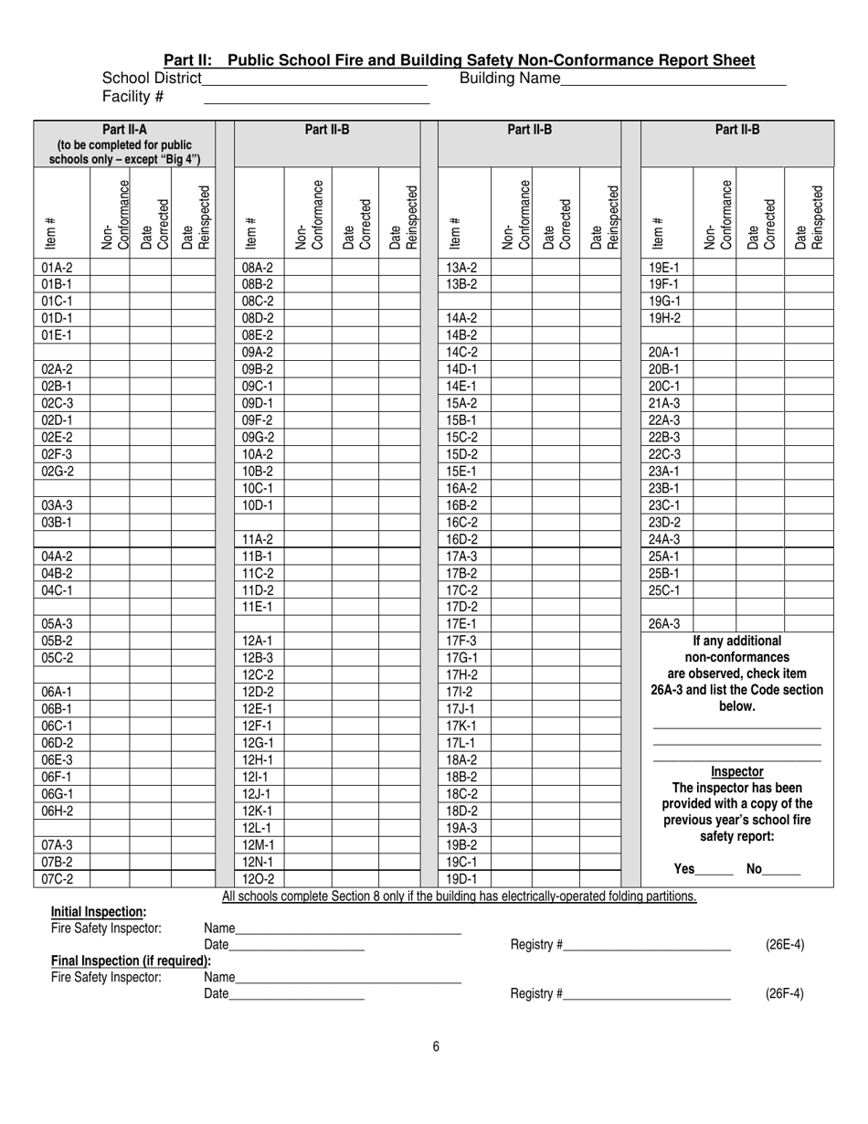 Public School Fire and Building Safety Report - New York, Page 6