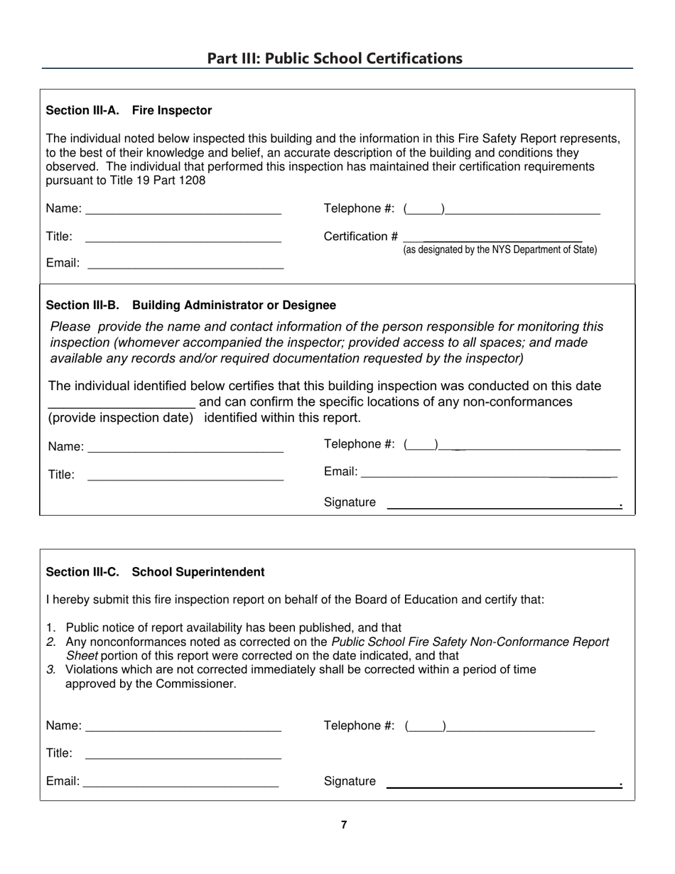 Public School Fire and Building Safety Report - New York, Page 7