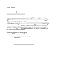 Form FB102 Annex B Statement of Financial Condition - New York, Page 5