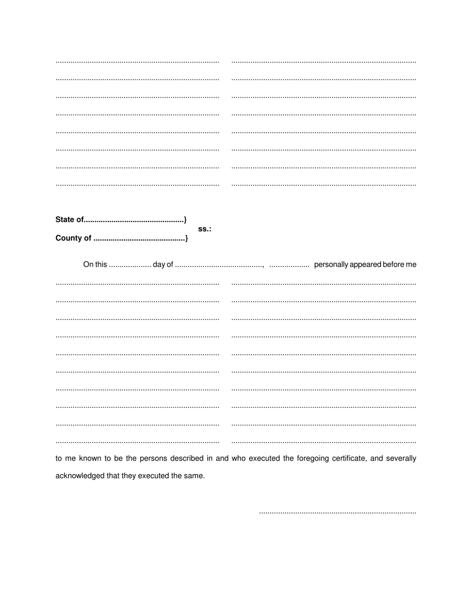 Organization Certificate - Safe Deposit Company - New York, Page 4
