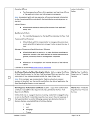 Ny Mortgage Banker License New Application Checklist (Company) - New York, Page 12