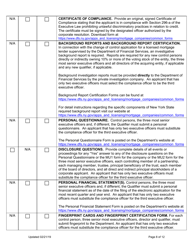 Mortgage Banker Company Amendment Instructions - New York, Page 8