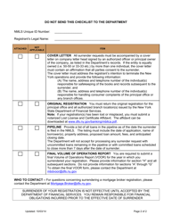 Mortgage Broker Registration Surrender Instructions - New York, Page 2