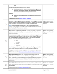 Ny Mortgage Broker Registration New Application Checklist (Company) - New York, Page 12