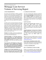 Instructions for Mortgage Loan Servicer Volume of Servicing Report - New York, Page 2