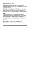 Instructions for Form CT-3.1 Investment and Other Exempt Income and Investment Capital - New York, Page 6
