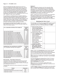 Instructions for Form CT-3-A/BC Member&#039;s Detail Report Filed by a Corporation Included in a Combined Franchise Tax Return - New York, Page 2