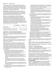 Instructions for Form CT-3-A General Business Corporation Combined Franchise Tax Return - New York, Page 12