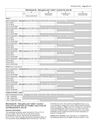 Instructions for Form CT-3-A General Business Corporation Combined Franchise Tax Return - New York, Page 29