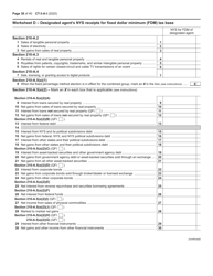 Instructions for Form CT-3-A General Business Corporation Combined Franchise Tax Return - New York, Page 38