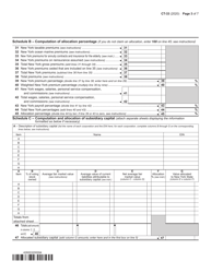 Form CT-33 Life Insurance Corporation Franchise Tax Return - New York, Page 3
