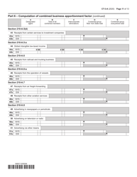 Form CT-3-A General Business Corporation Combined Franchise Tax Return - New York, Page 11
