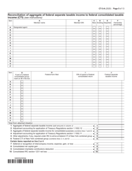 Form CT-3-A General Business Corporation Combined Franchise Tax Return - New York, Page 5