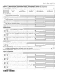 Form CT-3-A General Business Corporation Combined Franchise Tax Return - New York, Page 7