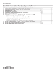 Form CT-41 Claim for Credit for Employment of Persons With Disabilities - New York, Page 2