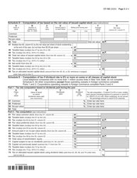 Form CT-183 Transportation and Transmission Corporation Franchise Tax Return on Capital Stock - New York, Page 3