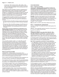 Instructions for Form CT-222 Underpayment of Estimated Tax by a Corporation - New York, Page 2