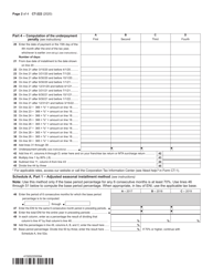 Form CT-222 Underpayment of Estimated Tax by a Corporation - New York, Page 2