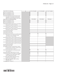 Form CT-222 Underpayment of Estimated Tax by a Corporation - New York, Page 3