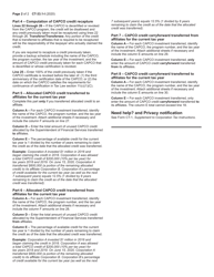 Instructions for Form CT-33.1 Claim for Capco Credit - New York, Page 2